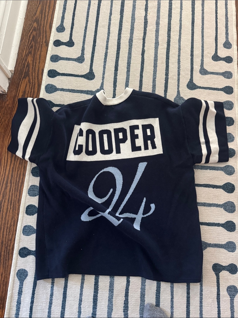 Navy 'Paris '24' Short-Sleeve Jersey Top - USA Graphic - Picture 2 of 2